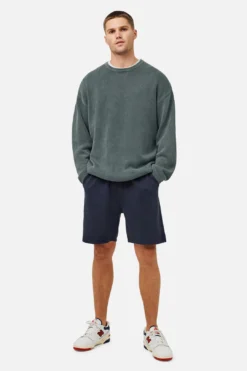 The Stonewashed Pennsville Kni - Dark Teal -Gsock Apparel 53429573