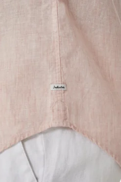 The Tennyson Linen L/s Shirt - Light Pink -Gsock Apparel 57726755