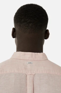 The Tennyson Linen L/s Shirt - Light Pink -Gsock Apparel 57726756