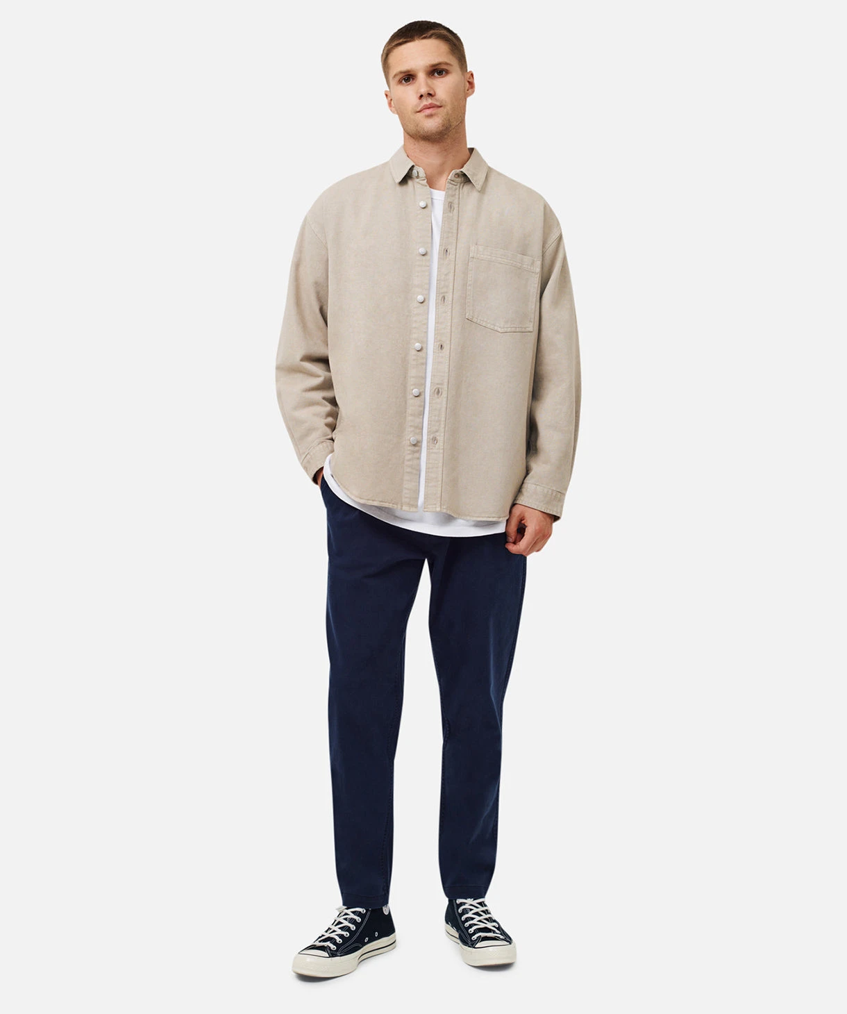 The Portland L/s Shirt - Wheat 1 The Portland L/s Shirt - Wheat