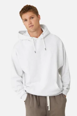 The Del Sur Hoodie - Ice Grey Melange -Gsock Apparel 58349361