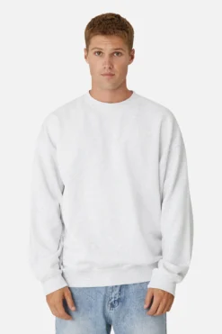 The Del Sur Sweat - Ice Grey Melange -Gsock Apparel 59869361