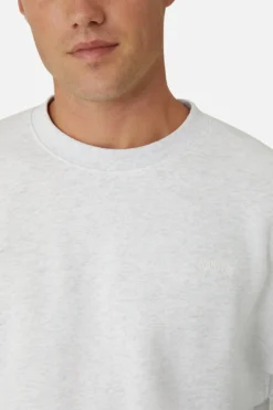 The Del Sur Sweat - Ice Grey Melange -Gsock Apparel 59869364