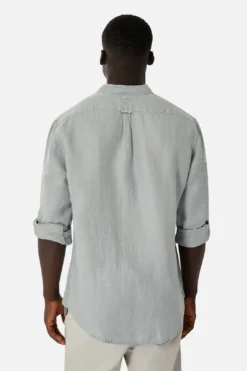 The Trinidad Linen L/s Shirt - Storm -Gsock Apparel 6805493 2