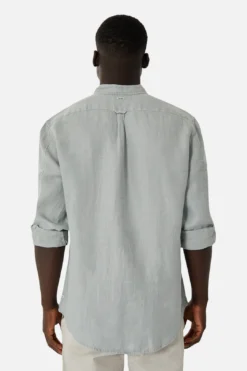 The Trinidad Linen L/s Shirt - Storm -Gsock Apparel 6805493 3