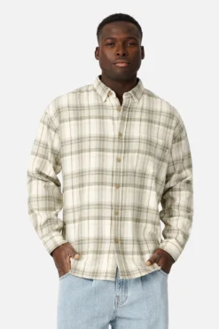 The Blenman Shirt - Olive/White -Gsock Apparel 76057041