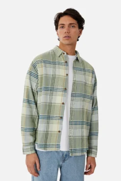 The Anderson L/s Shirt - Marine -Gsock Apparel 76095961