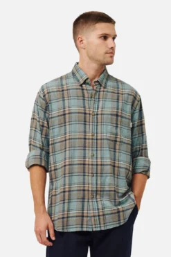 The Linden L/s Shirt - Teal -Gsock Apparel 76705751
