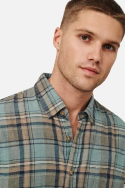The Linden L/s Shirt - Teal -Gsock Apparel 76705755