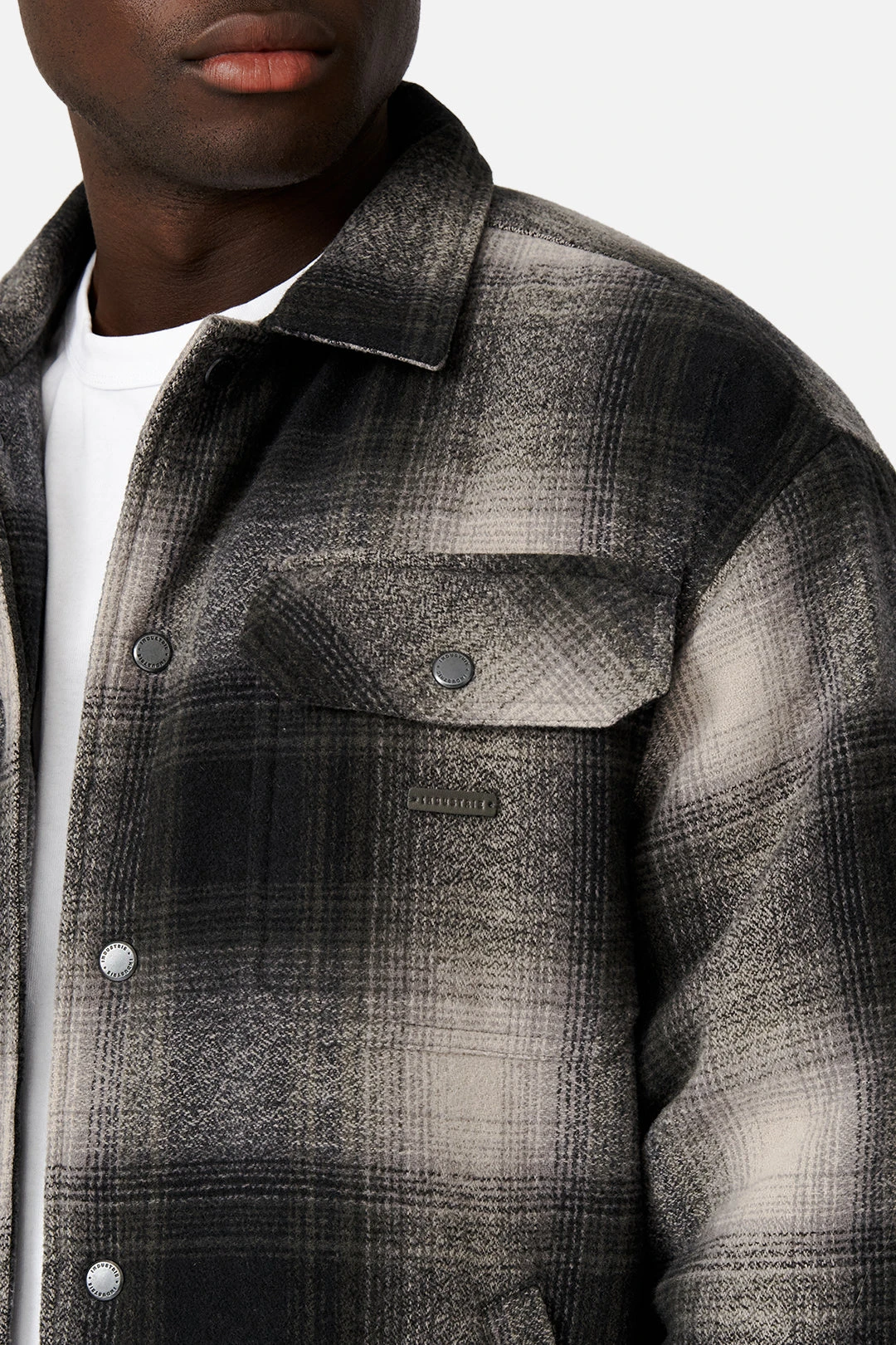 The Dutton Overshirt - Black Olive 6 The Dutton Overshirt - Black Olive - Image 6