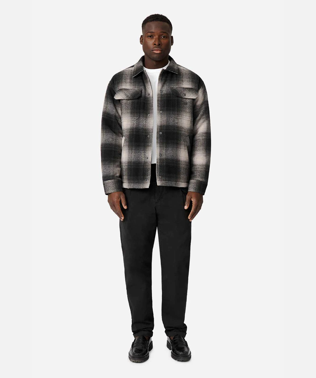 The Dutton Overshirt - Black Olive 1 The Dutton Overshirt - Black Olive