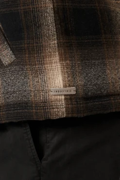 The Dutton Overshirt - Camel/Black -Gsock Apparel 78238487