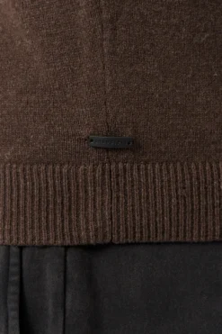 The Galverston Vee Knit - Brown -Gsock Apparel 78770734