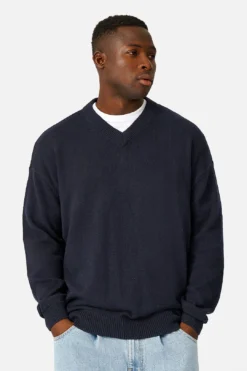 The Galverston Vee Knit - Navy -Gsock Apparel 78773101