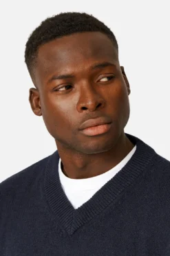 The Galverston Vee Knit - Navy -Gsock Apparel 78773106