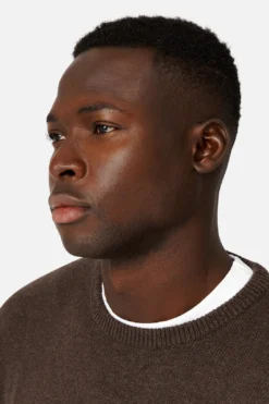 The Galverston Crew Knit - Brown -Gsock Apparel 79280737