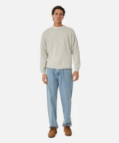 The Galverston Crew Knit - Ice