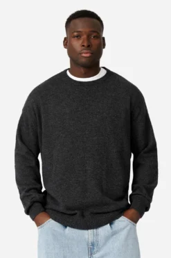 The Galverston Crew Knit - Charcoal 9 The Galverston Crew Knit - Charcoal -Gsock Apparel 79288331