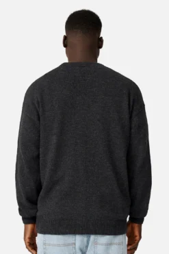 The Galverston Crew Knit - Charcoal 10 The Galverston Crew Knit - Charcoal -Gsock Apparel 79288332