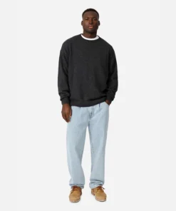 The Galverston Crew Knit - Charcoal