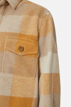 The Vermont Overshirt - Gold Multi -Gsock Apparel 84097937