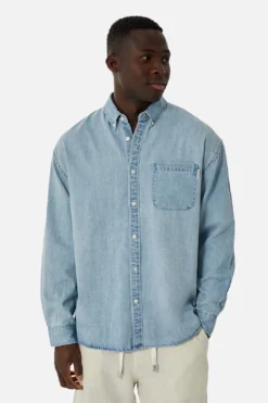 The Truman L/s Shirt - Washed Indigo 10 The Truman L/s Shirt - Washed Indigo -Gsock Apparel 87782861
