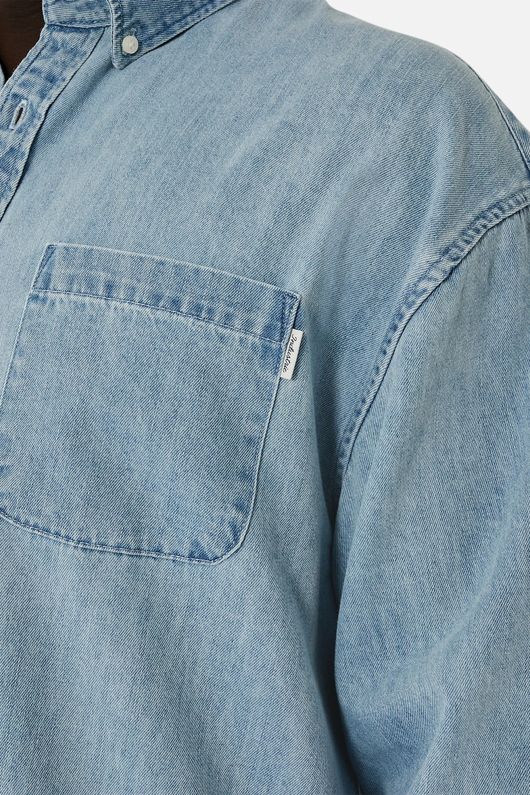 The Truman L/s Shirt - Washed Indigo 7 The Truman L/s Shirt - Washed Indigo - Image 7