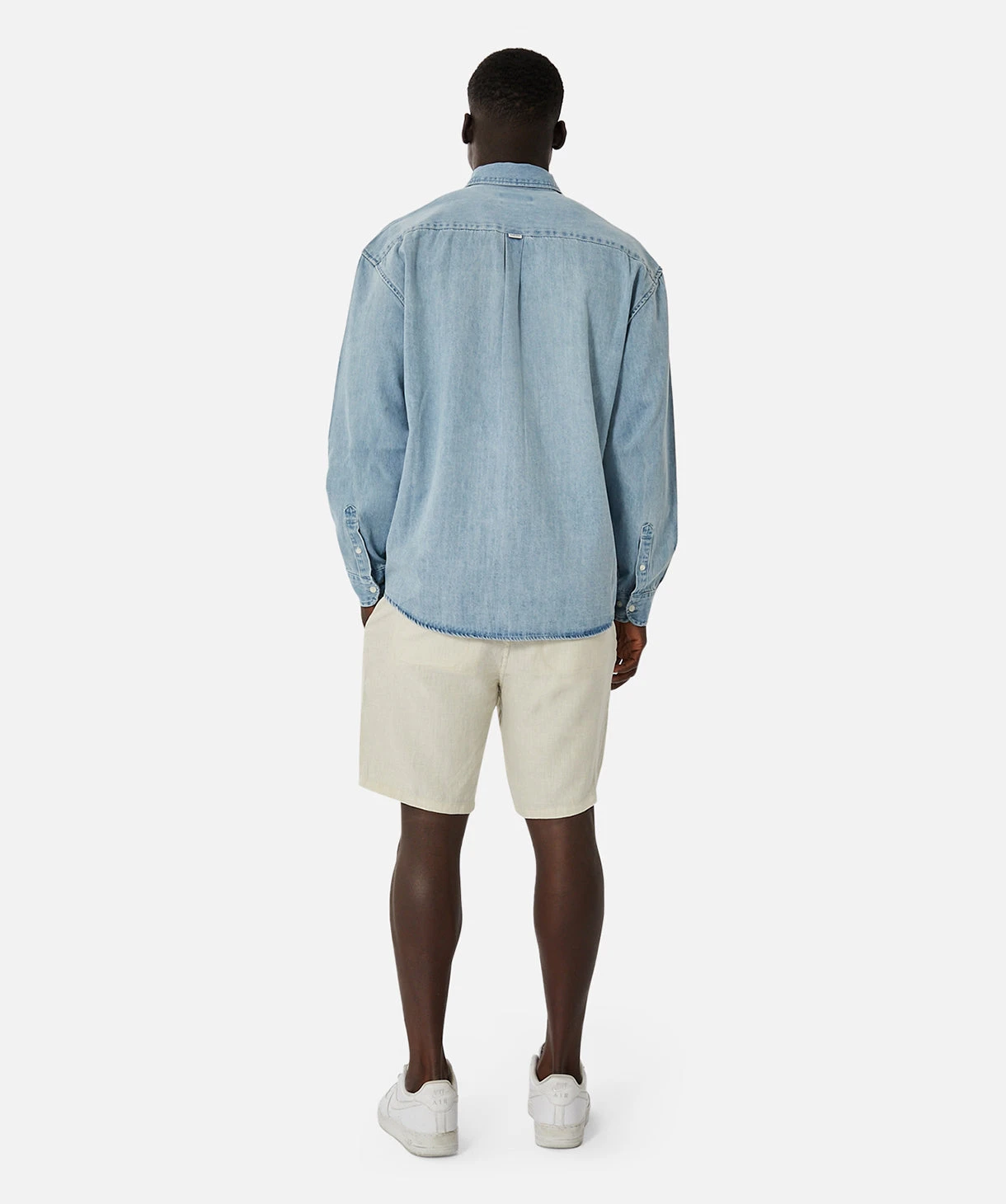 The Truman L/s Shirt - Washed Indigo 2 The Truman L/s Shirt - Washed Indigo - Image 2