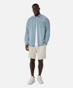 The Truman L/s Shirt - Washed Indigo