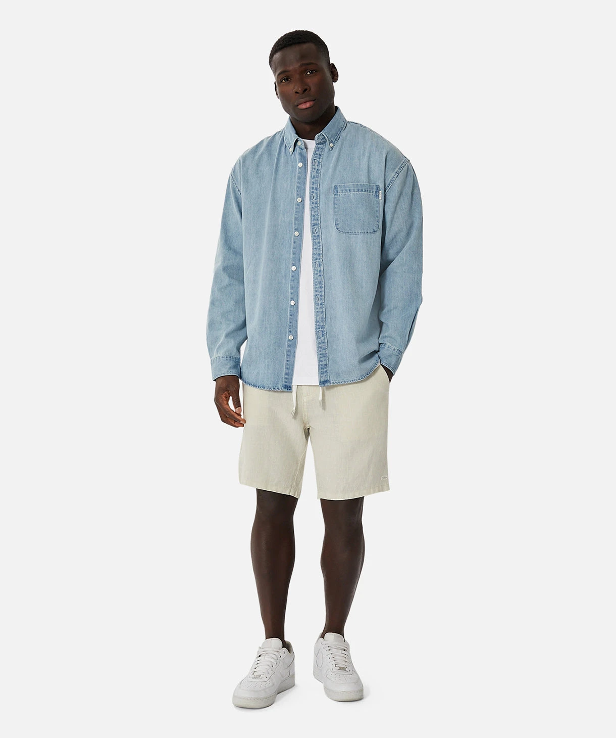 The Truman L/s Shirt - Washed Indigo 1 The Truman L/s Shirt - Washed Indigo