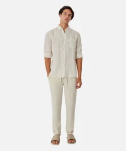 The Lindeman L/s Shirt - Wheat Combo