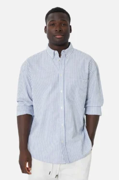 The Kensington L/s Shirt - Light Blue/White -Gsock Apparel 8847033 1