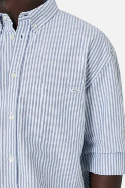 The Kensington L/s Shirt - Light Blue/White -Gsock Apparel 8847033 8