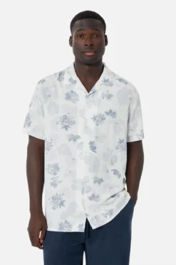 The Enareti S/s Shirt - White Blue -Gsock Apparel 8892503 1