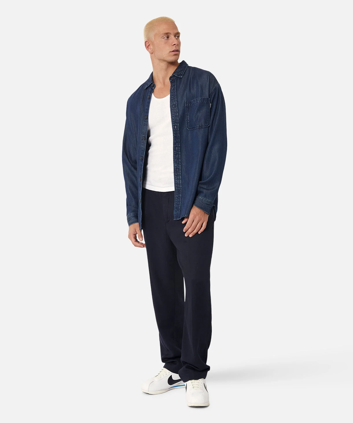 The Alabama L/s Shirt - Dark Denim 2 The Alabama L/s Shirt - Dark Denim - Image 2