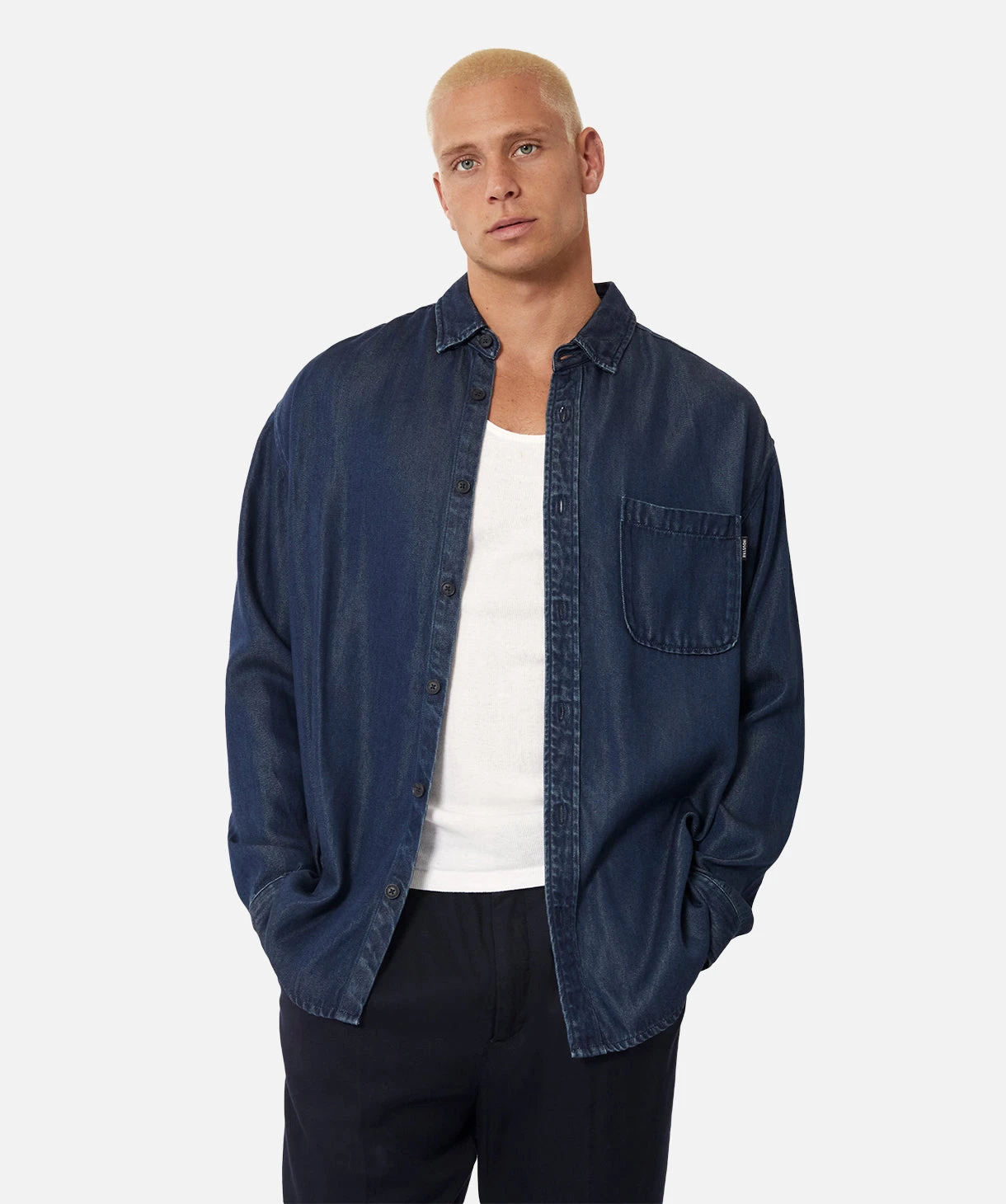 The Alabama L/s Shirt - Dark Denim 4 The Alabama L/s Shirt - Dark Denim - Image 4