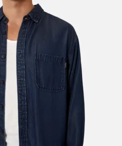 The Alabama L/s Shirt - Dark Denim 11 The Alabama L/s Shirt - Dark Denim -Gsock Apparel Industrie the alabama ls shirt dkdenim 9202523 5