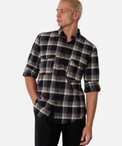 The Clifton Ls Shirt - Black Multi -Gsock Apparel Industrie the clifton ls shirt black multi 9205851 4
