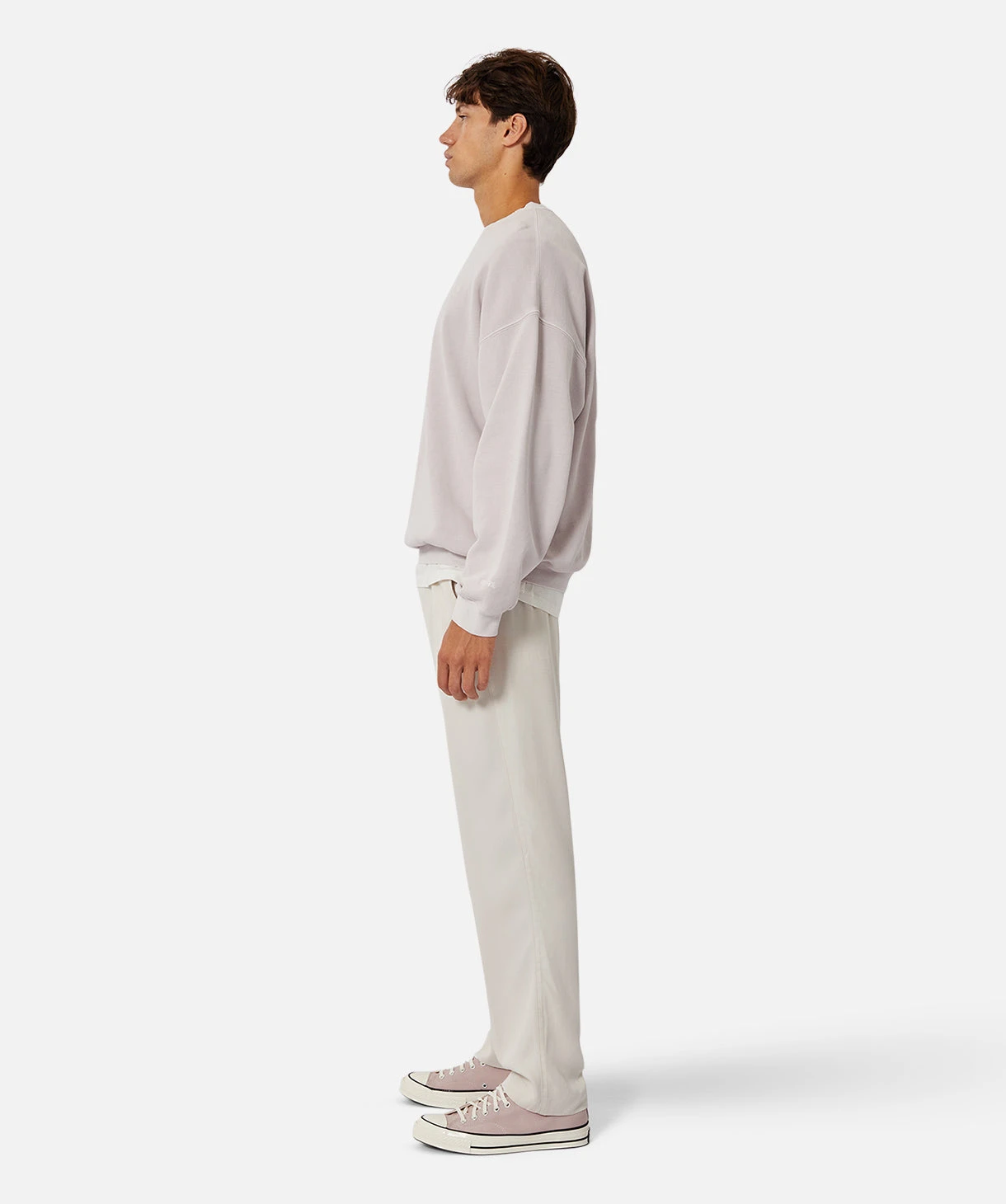 The Del Sur Sweat - Light Lilac 4 The Del Sur Sweat - Light Lilac - Image 4