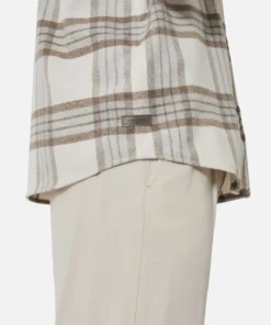 The Derby L/s Shirt - Taupe Tweed -Gsock Apparel Industrie the derby ls shirt taupe tweed 9192788 6