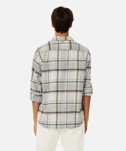 The Elmhurst Ls Shirt - Off White/Grey -Gsock Apparel Industrie the elmhurst ls shirt offwhtgrey 9156604 2