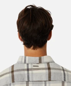 The Elmhurst Ls Shirt - Off White/Grey -Gsock Apparel Industrie the elmhurst ls shirt offwhtgrey 9156604 5