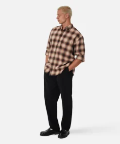 The Harrison L/s Shirt - Ginger/Black -Gsock Apparel Industrie the harrison ls shirt gingerblk 9124237 2