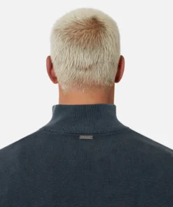 The Lakewood Zip Neck Knit - Indigo -Gsock Apparel Industrie the lakewood zip neck knit indigo 9111235 6