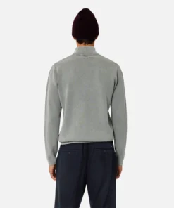 The Lakewood Zip Neck Knit - OD Steel -Gsock Apparel Industrie the lakewood zip neck knit od steel 9111930 3