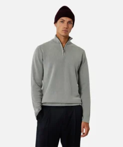 Gsock Apparel -Gsock Apparel Industrie the lakewood zip neck knit od steel 9111930 4
