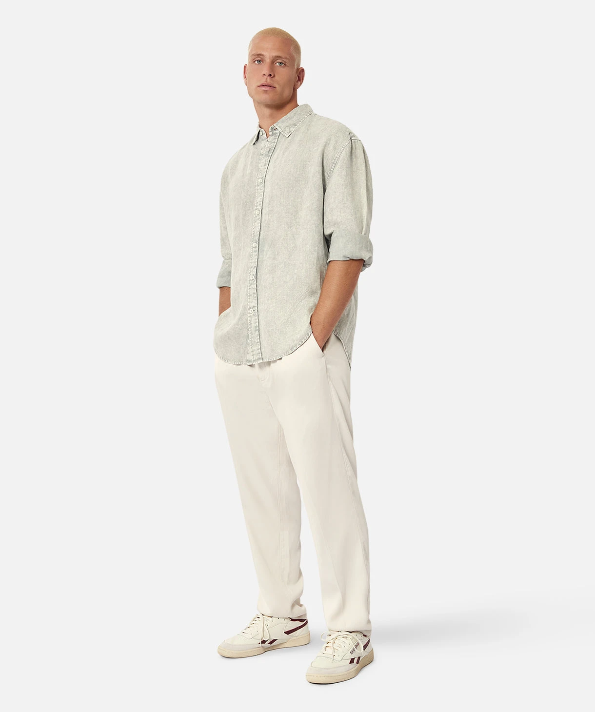 The Laverty L/s Shirt - Light Sage 1 The Laverty L/s Shirt - Light Sage