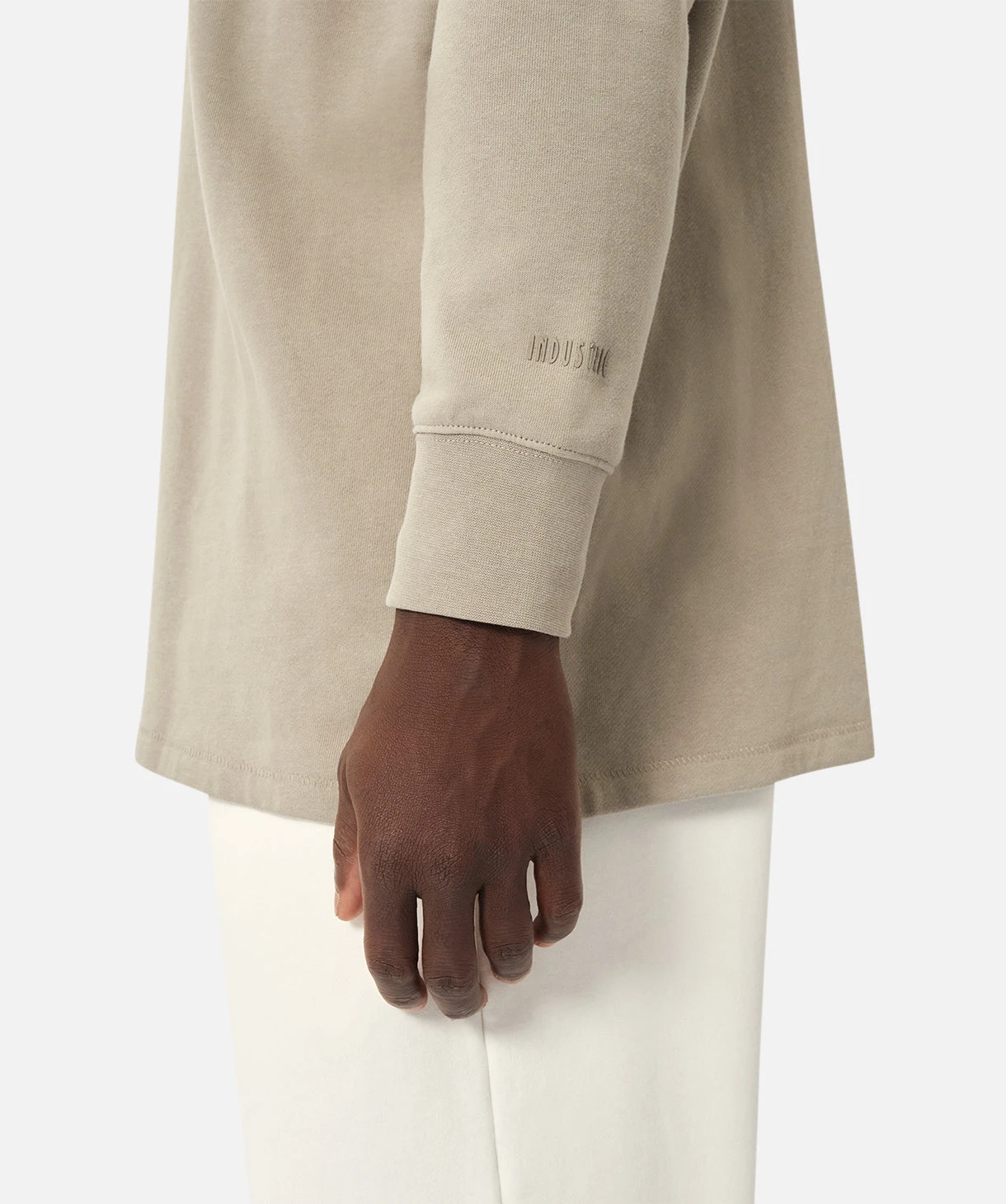 The Mcbride Ls Tee - Porcini 4 The Mcbride Ls Tee - Porcini - Image 4