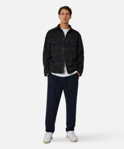 The Montana Jacket - Navy Brown