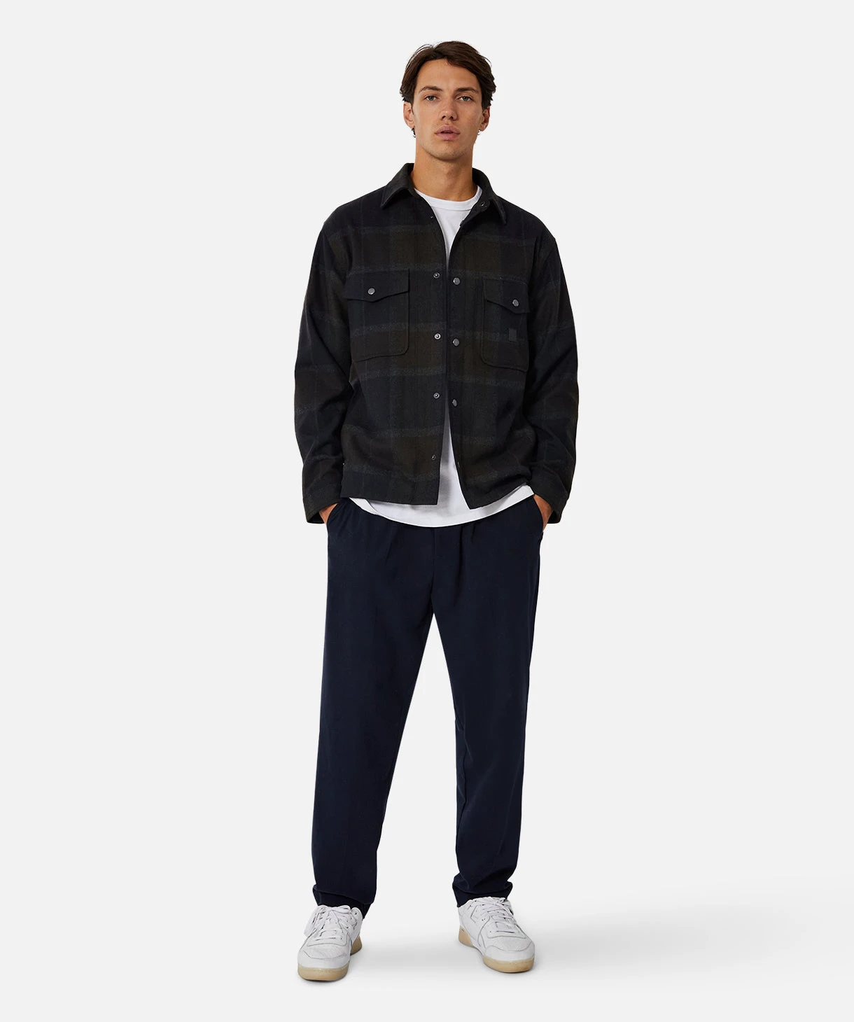 The Montana Jacket - Navy Brown 1 The Montana Jacket - Navy Brown